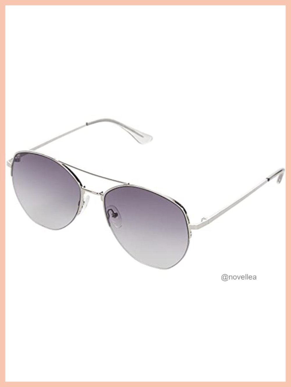 Modern Aviator Sunglasses Metal Frame UV Protection